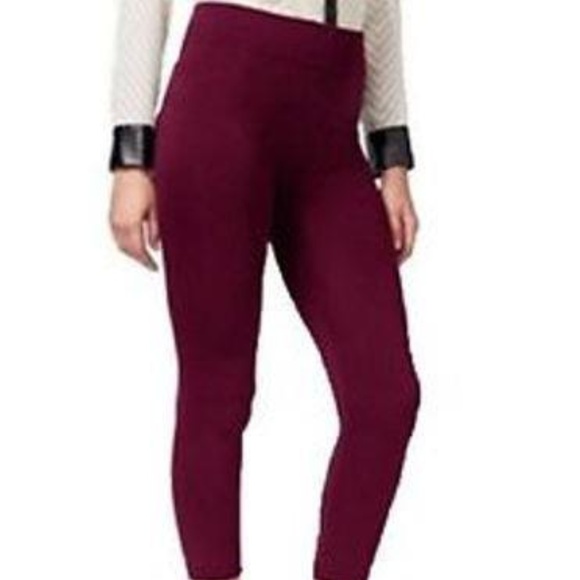 Hue Maroon Leggings Sz Sm. New - Picture 3 of 5